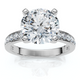 Certified 2 1/4Ct Karthy Diamond Engagement Ring 14k Gold or Platinum Lab Grown