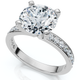 Certified 2 1/4Ct Karthy Diamond Engagement Ring 14k Gold or Platinum Lab Grown