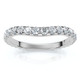 5/8Ct Curved Diamond Wedding Anniversary Matching Band 14k Gold Ring Lab Grown