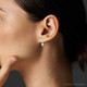3Ct Diamond Studs & Earring Jackets 14k Gold Pear Shape Lab Grown