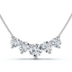 3Ct Silvie Diamond Necklace 14k Gold 18" Lab Grown EF/VS
