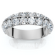 1 1/3Ct Diamond Wedding Band 14k Gold or Platinum Lab Grown