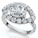 1 3/4Ct Eye Diamond Ring 14k Gold Lab Grown