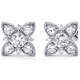 1ct Lab Grown Created Diamond Studs Womens Earring 14K White Gold