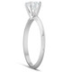 1/3ct Round Solitaire Diamond Engagement Ring 14K White Gold