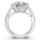 Certified 5 1/2Ct Bauer Diamond Engagement Ring 14k Gold or Platinum Lab Grown