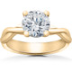 Grace Twisted Vine Engagement Ring Solitaire Setting