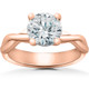 Grace Twisted Vine Engagement Ring Solitaire Setting