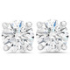 1.50ct Lab Grown Diamond Studs 14k White Gold Screw Backs