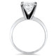 1/5ct Lab Created Diamond Solitaire Engagement Ring 14K White Gold