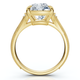 Certified 5Ct Taylor Elongated Cushion Engagement Ring 14k Yellow Gold Lab Grown