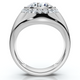 Certified 3 1/3Ct Men's Bezel Set Diamond Halo Signet Ring 14k Gold Lab Grown Certified 3 1/3Ct Men's Bezel Set Diamond Halo Signet Ring 14k Gold Lab Grown