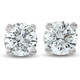 1/3 Ct Screw Back Diamond Studs 14k White Gold Lab Grown Earrings
