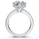 Certified 3 1/2Ct Diamond Engagement Matching Wedding Rings 14k Gold Lab Grown
