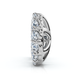 7/8Ct Diamond Earring Jacket 14k Gold Fits 6-6.5mm round stone Lab Grown