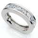 2Ct Channel Set Diamond Eternity Ring 14k Gold or Platinum Lab Grown