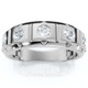 1/2Ct Men's Diamond High Polish Wedding Ring Lab Grown Anniversary Band