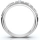 1/2Ct Men's Diamond High Polish Wedding Ring Lab Grown Anniversary Band