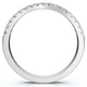 Curved Accent Diamond Guard Ring 14k Gold Lab Grown