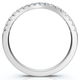 Curved Accent Diamond Guard Ring 14k Gold Lab Grown