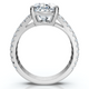 Certified 3 1/2Ct Maribel Oval Diamond Engagement Ring 14k Gold or Pt Lab Grown