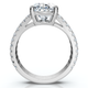 Certified 3 1/2Ct Maribel Oval Diamond Engagement Ring 14k Gold or Pt Lab Grown