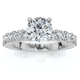 2 1/4Ct Diamond Eternity Engagement Ring 14k Gold Lab Grown EF/VS
