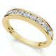 1/2Ct Diamond Wedding Ring Channel Set Lab Grown EF/VS
