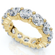 5Ct Diamond Prong Eternity Ring 14k Gold Lab Grown Women's Anniversary Band