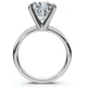 Certified 5Ct Cushion Diamond Square Engagement Ring Lab Grown Solitaire