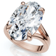 Certified 5Ct Abner Oval Solitaire Diamond Engagement Ring 14k Gold Lab Grown