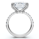 Certified 10.25Ct Emerald Cut Diamond Engagement Ring 14k Gold or PT Lab Grown