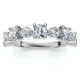 1Ct Sylvia Diamond Anniversary Stackable Ring Gold Lab Grown