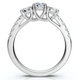 1 1/4Ct Three Stone Diamond Engagement Ring 14k Gold or Platinum Lab Grown