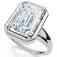 Certified 4Ct Emerald Cut Diamond Club Engagement Ring 14k Gold Lab Grown
