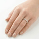 3Ct Oval Diamond Eternity Wedding Ring 14k Gold Lab Grown