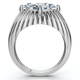 Certified 3Ct Oval Diamond Pam East West Engagement Ring 14k Gold Lab Grown