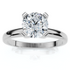 3/4Ct Solitaire Round Cut Lab Grown Diamond Engagement Ring 14k Gold