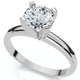 3/4Ct Solitaire Round Cut Lab Grown Diamond Engagement Ring 14k Gold