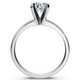 3/4Ct Solitaire Round Cut Lab Grown Diamond Engagement Ring 14k Gold
