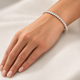 7 Ct T.W. Round Lab Grown Diamond Tennis Bracelet 14K White Gold 7"