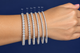7 Ct T.W. Round Lab Grown Diamond Tennis Bracelet 14K White Gold 7"