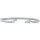 3 ct Diamond Tennis Bracelet 14k White Gold 7" Lab Grown