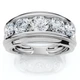 Men's 2Ct Diamond Accented Wedding Anniversary Ring 10k Gold Lab Grown