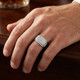 2Ct Men's Diamond Ring in 14k Gold Lab Grown