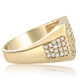 1Ct Men's Diamond Ring in 14k Gold Lab Grown