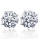 Screw Back 1 Ct T.W. Genuine Diamond Studs Available in 14k White or Yellow Gold