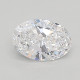 0.49-Carat Oval Lab Grown Diamond