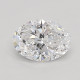 0.52-Carat Oval Lab Grown Diamond