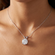 Certified 2 1/4ct Lab Grown Diamond Solitaire Pendant White Gold Necklace